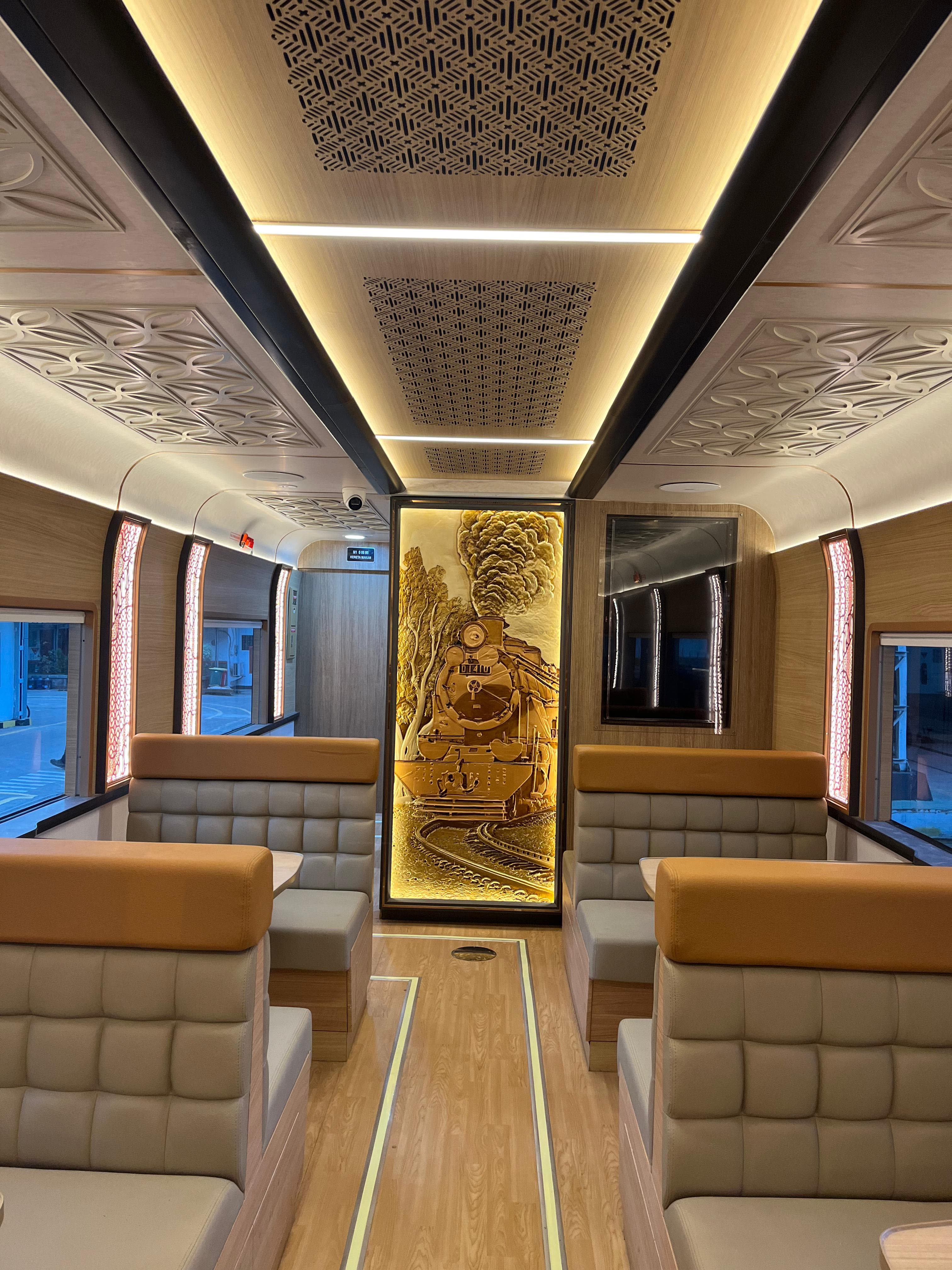 Modifikasi Interior Kereta Makan – Balaiyasa Tegal